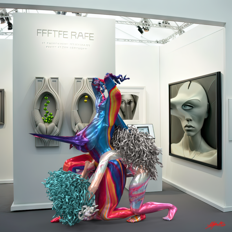 Quantum Curation Team announces Live Sale Marjan Moghaddam #GlitchGods #NFT Art Collection - Marjan Moghaddam